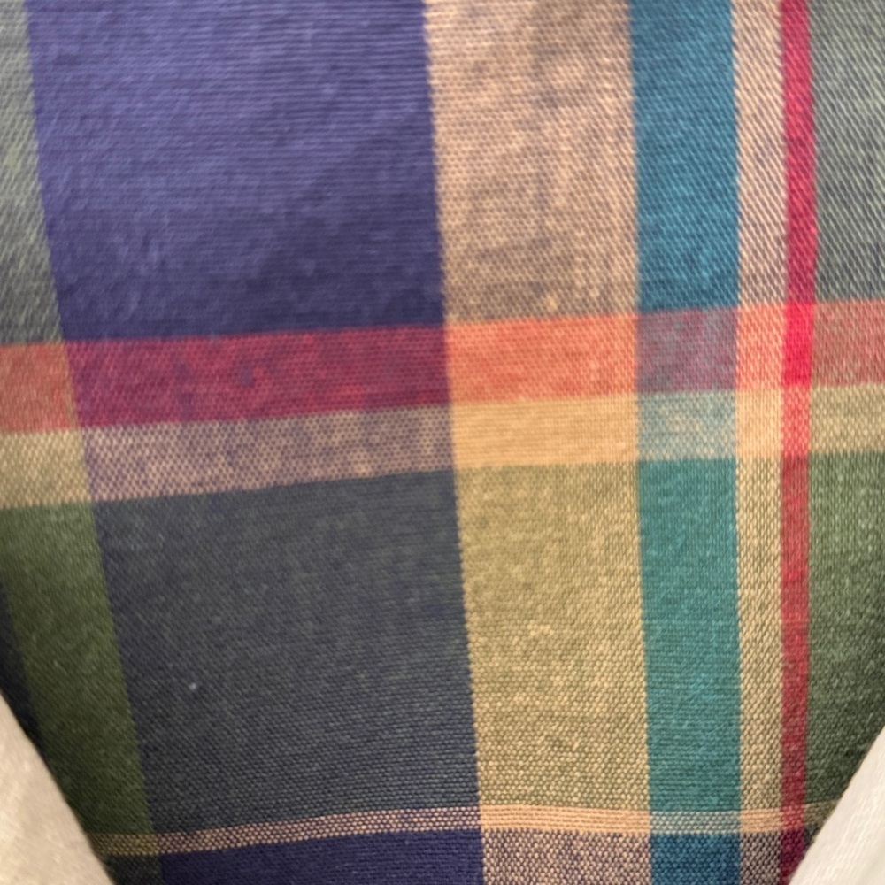 L.L. Bean Men's Beige Field Jacket with Dark Green Collar - Picture 5 of 8